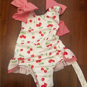 Sal and Pimenta Cherry Print Swimsuit